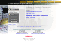 Desktop Screenshot of chemistryapplications.scientech.com